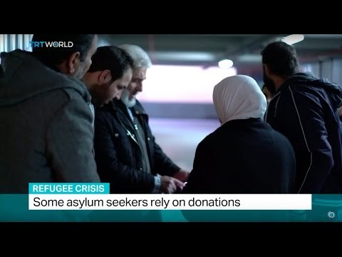 Refugee Crisis: Some asylum seekers rely on donations