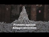 Protests against atrocities in Aleppo continue