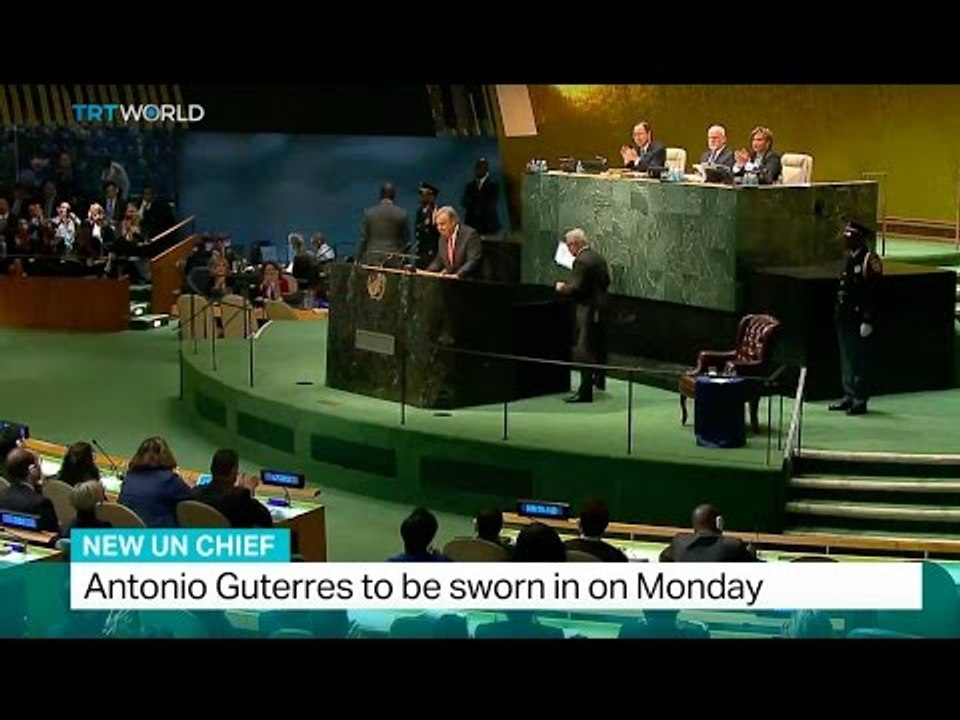New UN Chief: Antonio Guterres to be sworn in on Monday