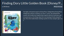 Finding Dory Little Golden Book (DisneyPixar Finding Dory)