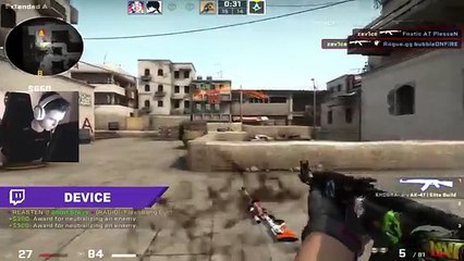 CS:GO - DEVICE INSANE 1v5 CLUTCH