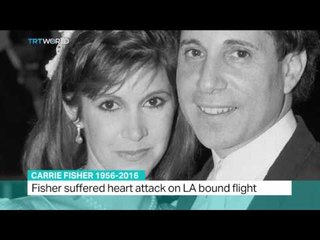 Renowned actress and author Carrie Fisher dies aged 60