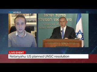 Israeli PM Netanyahu reacts to John Kerry's speech