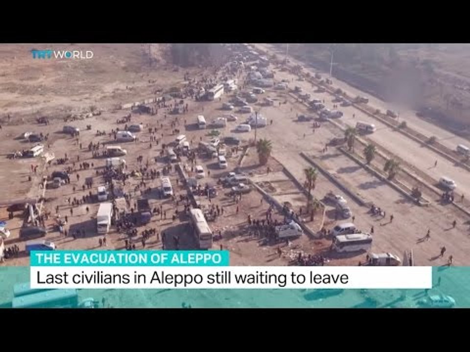 The Evacuation of Aleppo: Last civilians in Aleppo still waiting to leave
