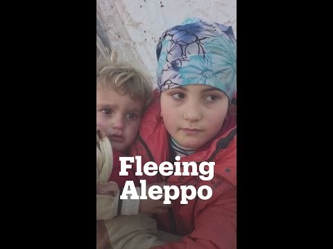 Aleppo refugees settle in camps in northern Syria