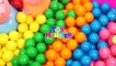 Learn Colors Peppa Pig Bath Time With Bubble Gum + Playfoam Surprise Toy Compliation