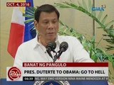 24 Oras: Palasyo, nanawagang huwag maging literal sa pagtanggap sa mga sinasabi ng pangulo