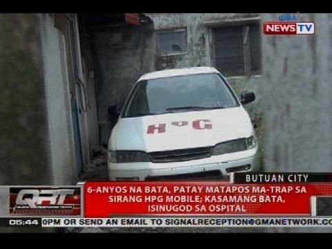 QRT: 6-anyos na bata, patay matapos ma-trap sa sirang HPG mobile