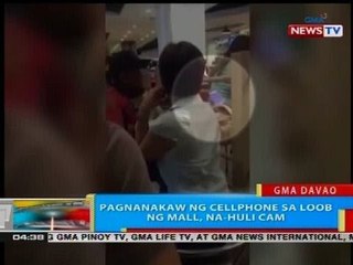 BP: Pagnanakaw ng cellphone sa loob ng mall, na-huli cam