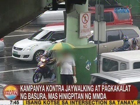 UB: Kampanya vs. jaywalking at pagkakalat ng basura, mas hinigpitan ng MMDA