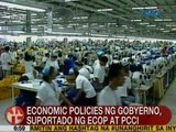 UB: Economic policies ng gobyerno, suportado ng ECOP at PCCI