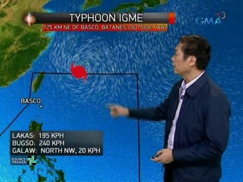 24 Oras: Typhoon Igme, lumabas na ng PAR; panibagong sirkulasyon, posibleng pumasok ng PAR bukas