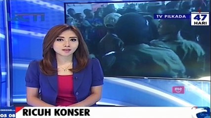 Konser Musik Memperingati HUT Kota Tangerang Diwarnai Kericuhan