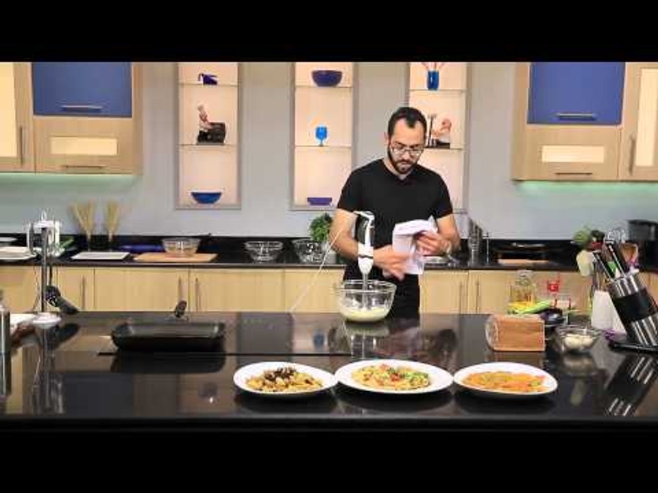 مكرونات بنكهات مختلفة - سندويتش خضار مشوى مع ما...