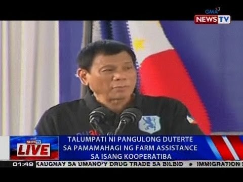 NTVL: Talumpati ni Pang. Duterte sa pamamahagi ng farm assistance sa isang kooperatiba