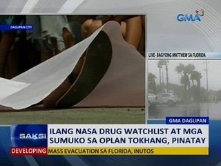 SAKSI: Ilang nasa drug watchlist at mga sumuko sa Oplan Tokhang, pinatay