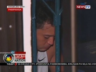 SONA: Mark Anthony Fernandez, nananatiling nakakulong sa Angeles City Police Station 6