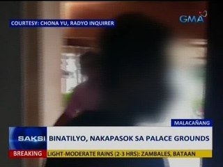 SAKSI: Binatilyo, nakapasok sa Palace grounds