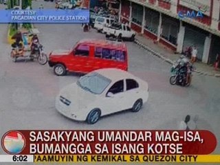 UB: Sasakyang umandar mag-isa, bumangga sa isang kotse sa Pagadian City