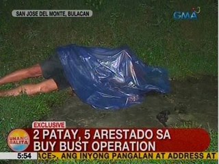 UB: 2 patay, 5 arestado sa buy bust operation sa Bulacan