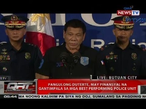 QRT: Talumpati ni Pres. Duterte sa Camp Rafael Rodriguez