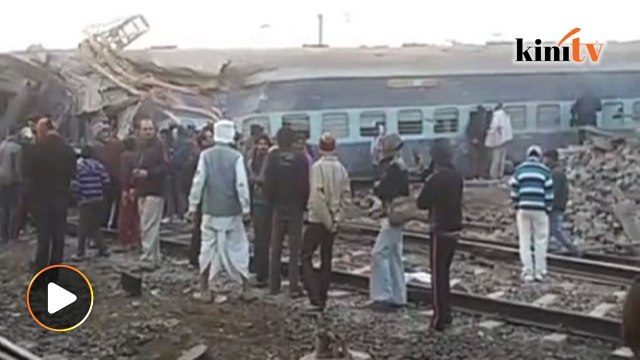 2 maut, 38 cedera, kereta api tergelincir di India