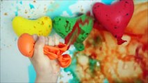 5 WET HEART BALLOONS LEARN COLOURS COMPILATION TOP COLORS BALLOON FINGER NURSERY RHYME COLLECTION