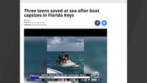 Three Stranded Teens Rescued After Boat Capsizes In Florida Keys