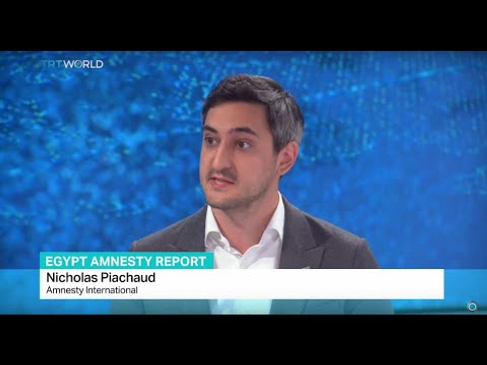 Interview with Nicholas Piachaud from Amnesty International on amnesty report on Egypt