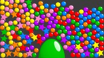 Learn Colors for Children Toddlers Kids Babies with 3D Color Balls Surprise Eggs by Duck Duck KidsTV