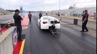 EKanooRacing's Pro Import GT86 Runs 3.90@196mph at 1 8 mile first run PDRA video 2