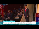 Trump says US is at 'a moment of crisis' Tetiana Anderson reports from Cleveland