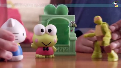 Happy Meal Teenage Mutant Ninja Turtles and Hello Kitty Toys-eGmpqpRXMdc