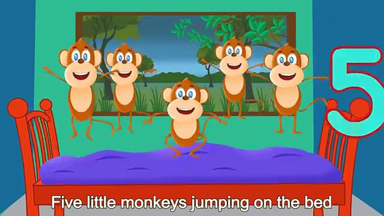 Five Little Monkeys Jumping on The Bed