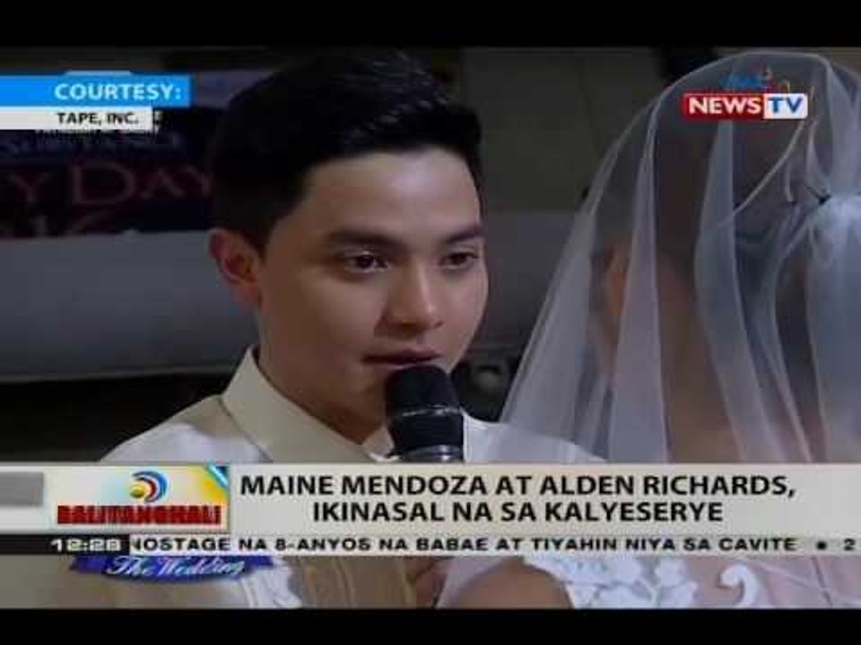 BT: Maine Mendoza at Alden Richards, ikinasal na sa Kalyeserye
