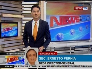 NTG: Panayam kay NEDA Sec. Ernesto Pernia
