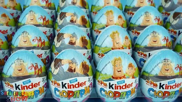 24 Jajko Niespodzianka 3 Bogatyrs Kinder Niespodzianki Три Богатыря и Морской царь Киндер Сюрприз