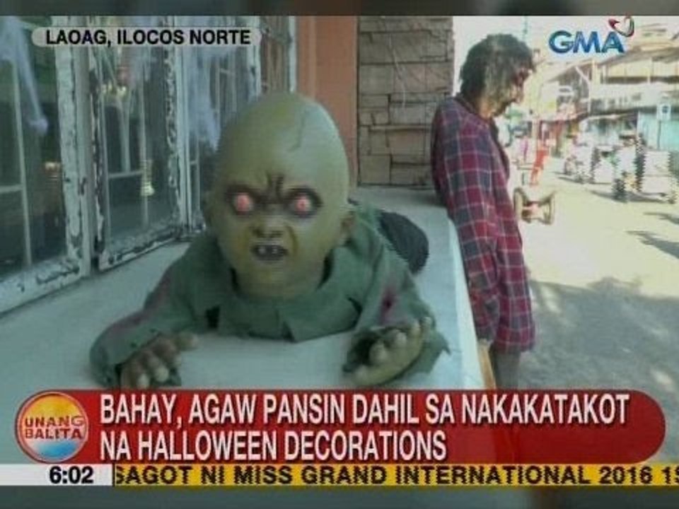 UB: Bahay sa Laoag, agaw pansin dahil sa nakakatakot na Halloween decors