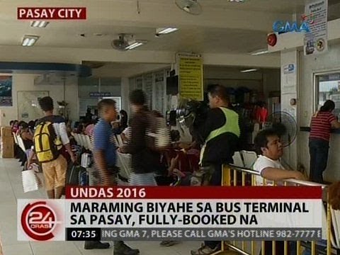 24 Oras: Maraming biyahe sa bus terminal sa Pasay, fully-booked na
