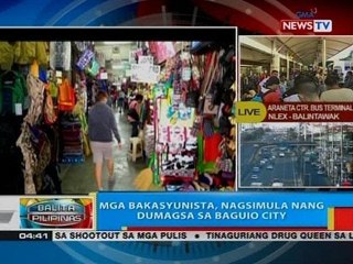 BP: Mga bakasyunista, nagsimula nang dumagsa sa Baguio City