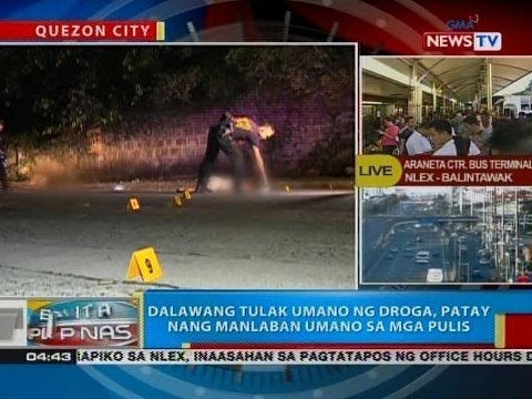 BP: 2 tulak umano ng droga, patay nang manlaban umano sa mga pulis