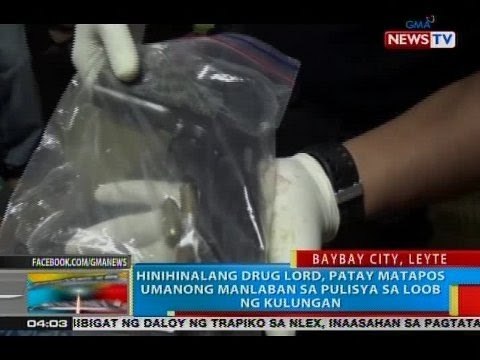 Hinihinalang drug lord, patay matapos umanong manlaban sa pulisya sa loob ng kulungan