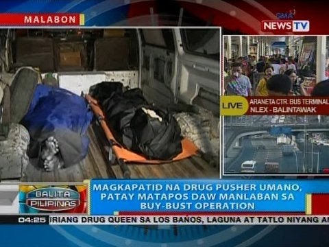 BP: Magkapatid na drug pusher umano, patay matapos daw manlaban sa buy-bust operation