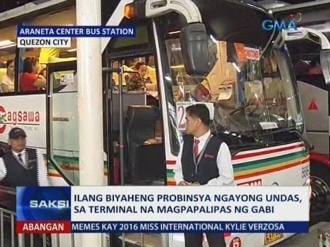 Ilang biyaheng probinsya ngayong Undas, sa terminal na magpapalipas ng gabi