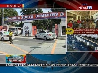Ilang kaanak ng mga yumao, maagang bumisita sa sementery para makaiwas sa dagsa ng tao