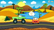 The White Police Car - Emergency Vehicles - The Fire Truck - Cars & Trucks Cartoons for Children