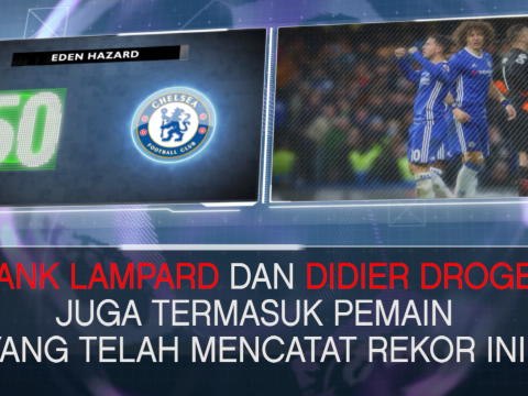 SEPAKBOLA: Premier League: Fakta Hari ini... Hazard Kini Sejajar Dengan Para Legenda Chelsea