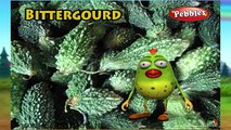 Bitter Gourd Rhyme | Nursery Rhymes With Lyrics For Kids | Vegetable Rhymes | Rhymes 3D Animation