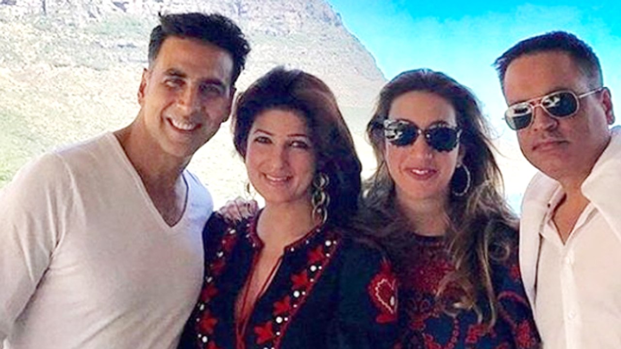 Akshay Kumar and Twinkle Khanna CELEBRATE New Y...