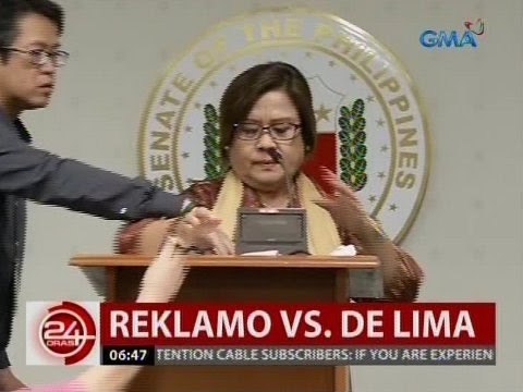 24 Oras: Jaybee Sebastian, sinampahan ng patung-patong na reklamo si Sen. De Lima